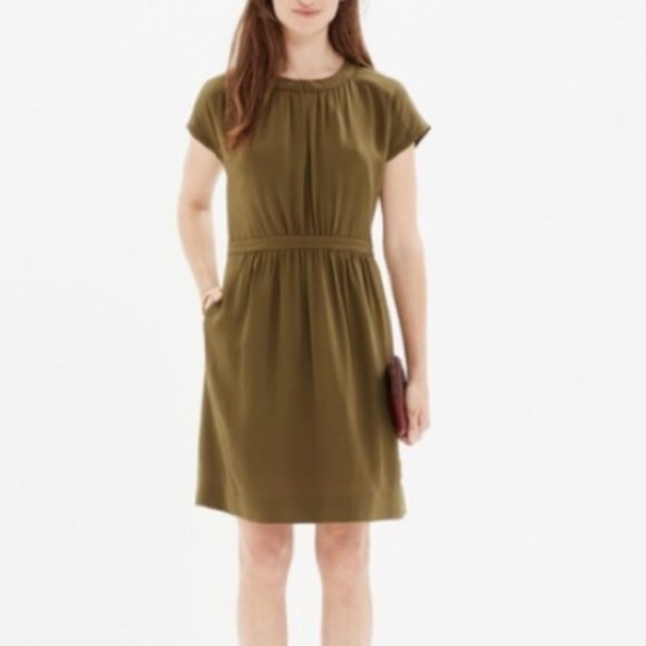 Madewell Dresses & Skirts - Madewell olive green dress
